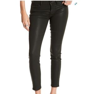 Joe’s Jeans Skinny Coated Ankle Pants- Evergreen